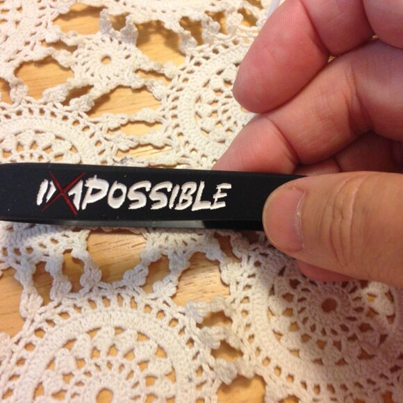 Inspirational silicone bracelet set - Picture 6 of 7